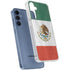Mexico Flag Distressed Galaxy S24 Clear Case